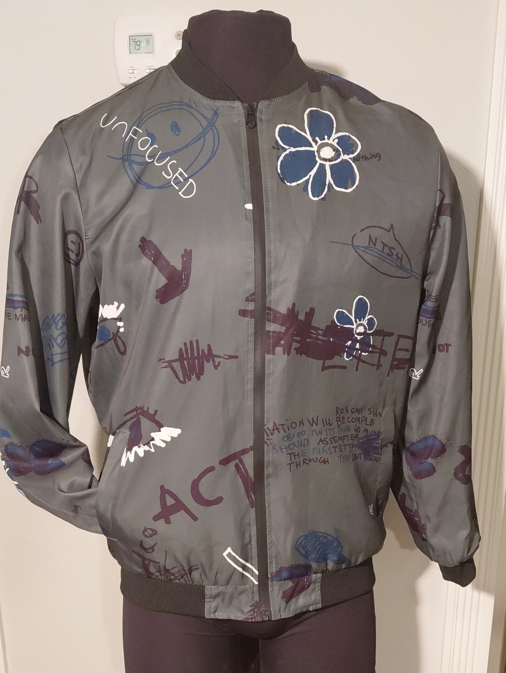 Men's Graphic Bomber Jacket